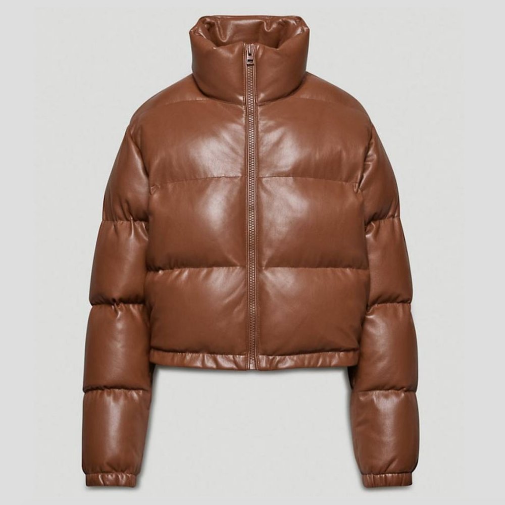 Aritzia Wilfred Free Vista Puffer Vegan Leather